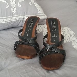 Wooden sandal